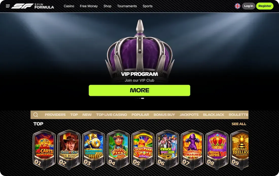 spinformula casino site